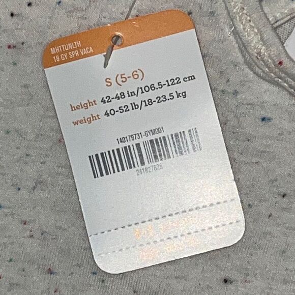 Gymboree Girls Gray Tunic Tee Short Sleeve T-Shirt Cut Out Back Small NWT - Picture 4 of 8